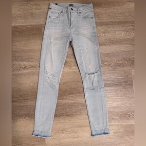 Citizens of Humanity Rocket Crop High Rise Skinny Jean Size 25